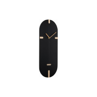 Nástenné hodiny Oxford Oval Karlsson KA6151BK, 20cm